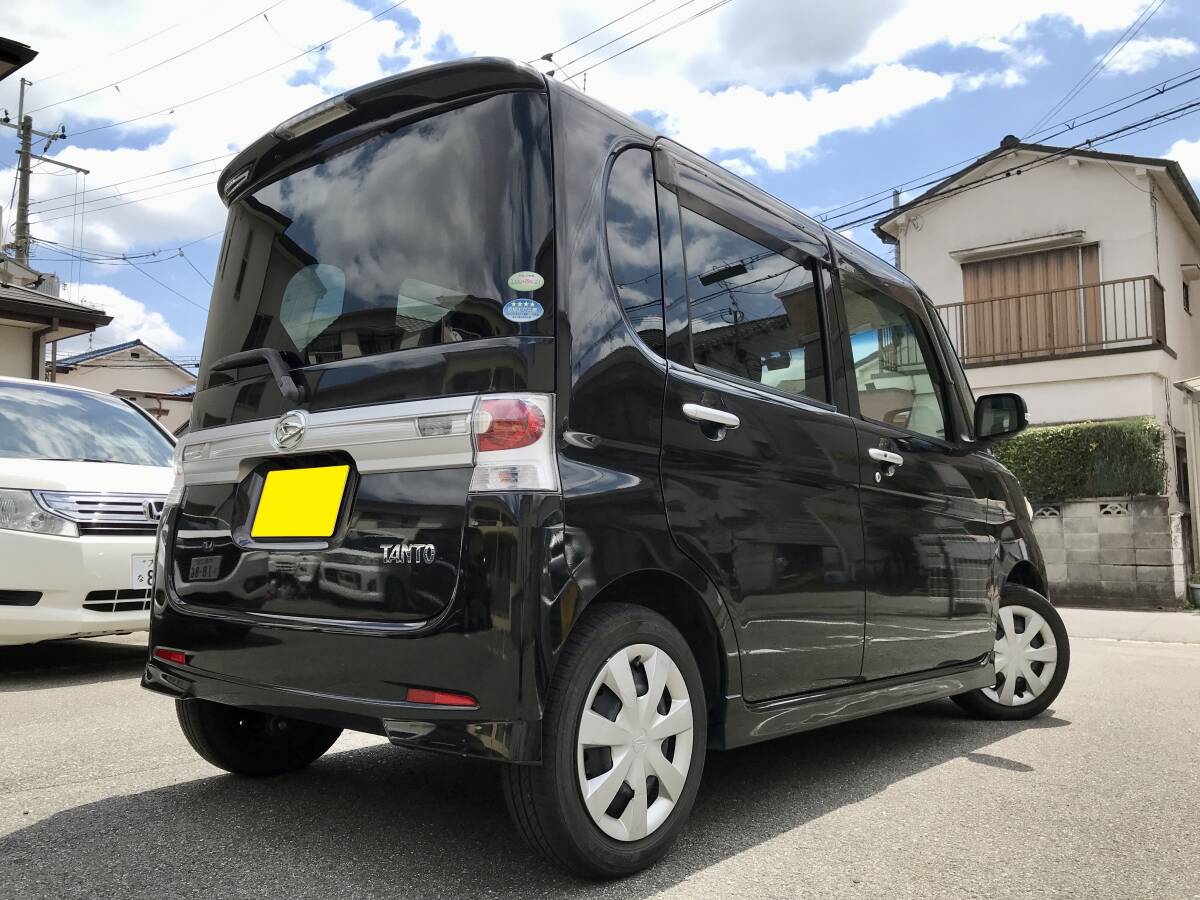 売切り ダイハツ タントカスタム スライドドア 丸形フォグランプが人気の後期モデル 車検付きですのですぐに乗れます！_画像4