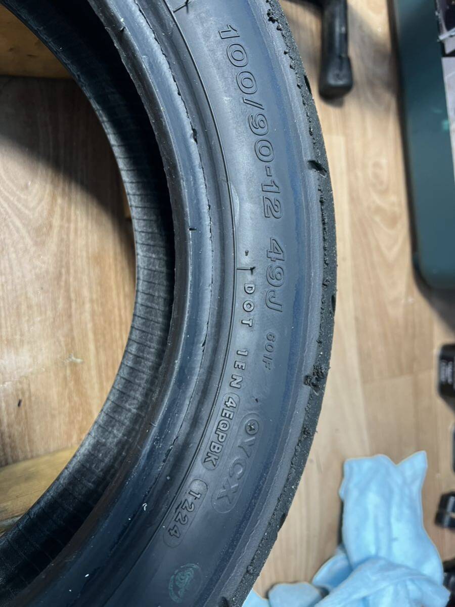  BRIDGESTONE BT601SS 100/90-12 120/80-12 ブリジストン　タイヤ NSR NSF エイプ XR BATTLAX バトラックス _画像2