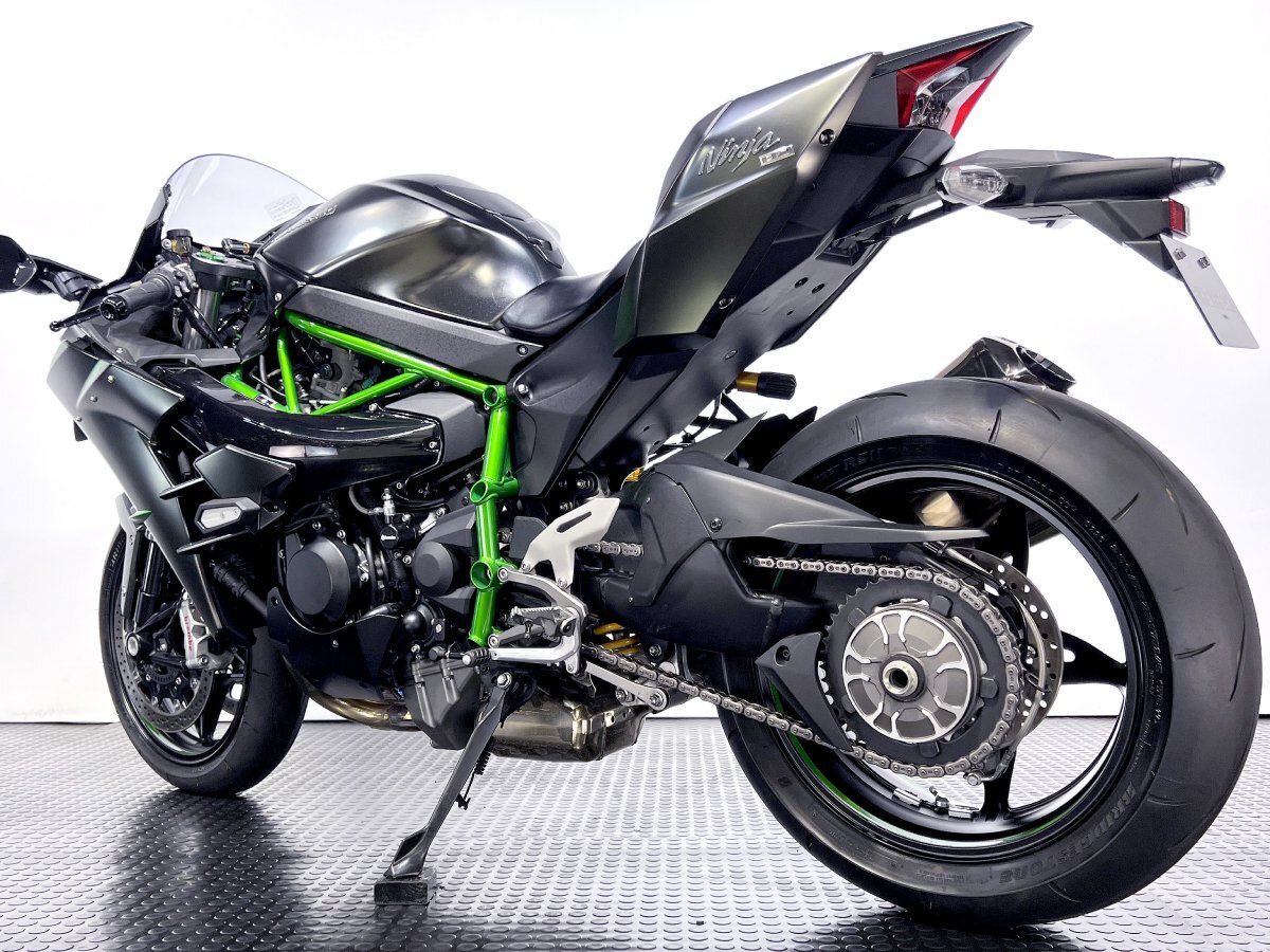 最終型231ps Kawasaki Ninja H2 CARBON 2021年 4,330km 検R6/2 TRICK STAR 標準ETC2.0 動画有 全国通販可 3.9％低金利ローン150回_画像4