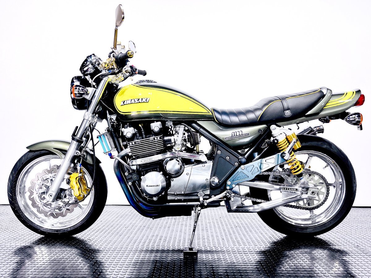 貴重 ワンオーナー 後期型ゼファー1100 2005年 実走2059km FCR ゲイル OHLINS OVERアーム他多数 動画有 全国通販可 3.9％低金利ローン150回_画像9