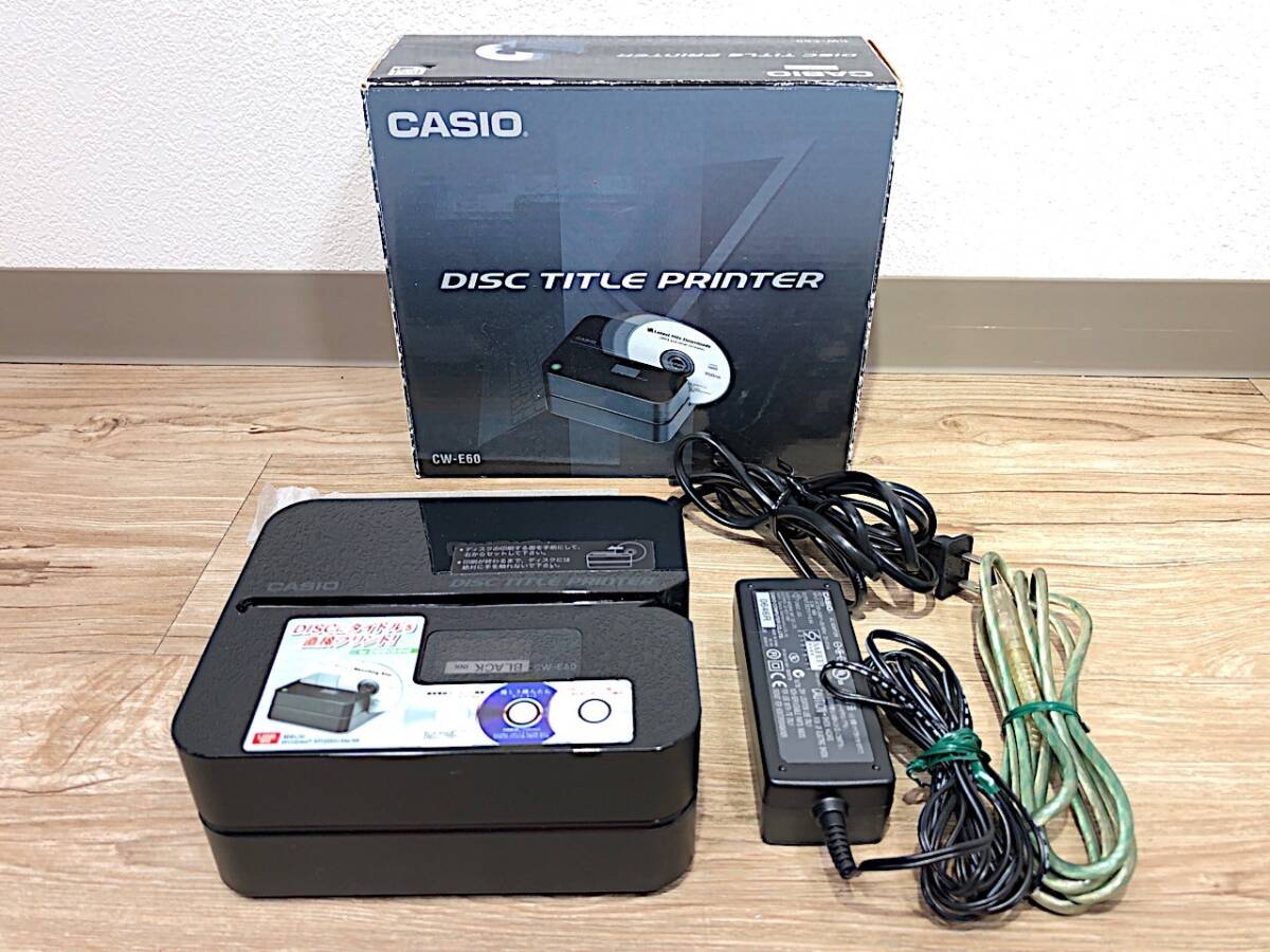 4/087[ Junk ] Casio диск название принтер CW-E60