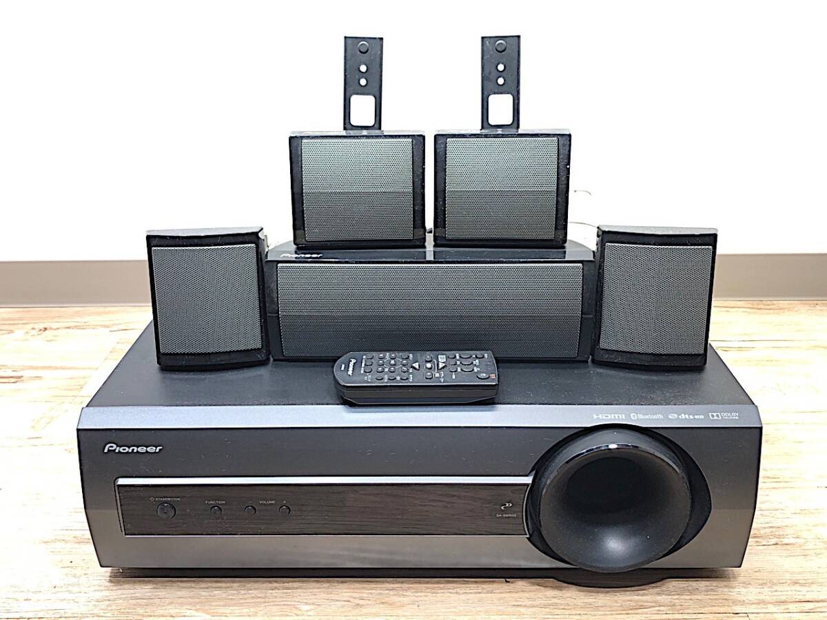 4/229[ scratch * dirt equipped ] Pioneer Surround system amplifier subwoofer SA-SWR35 2014 year made speaker S-SWR353 remote control equipped 