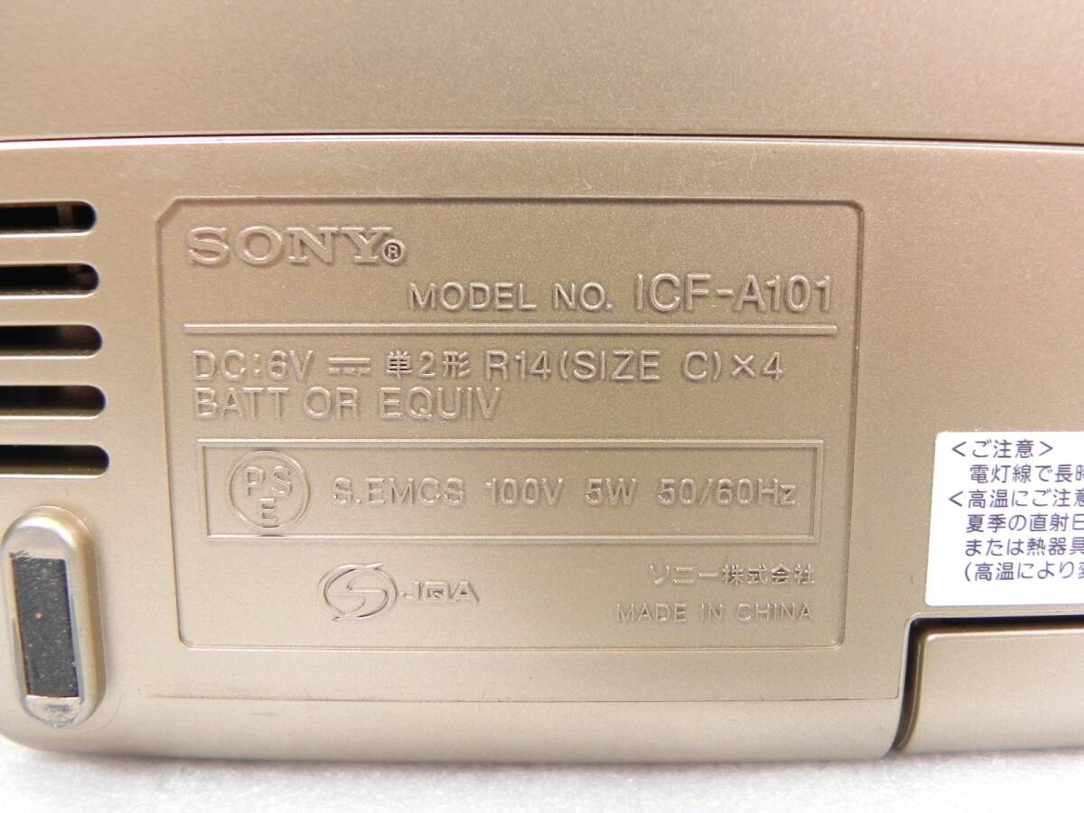 [R821]SONY/ Sony FM/AM PLL синтезатор портативный радио ICF-A101 регион другой отдел название отображать карта есть 