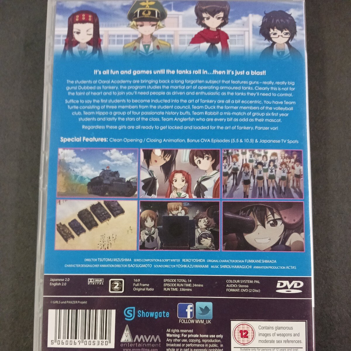 DVD_8】 ガールズ&パンツァー コンプリート DVD-BOX （全12話＋総集編2話 336分） ガルパン アニメ 輸入盤の画像2