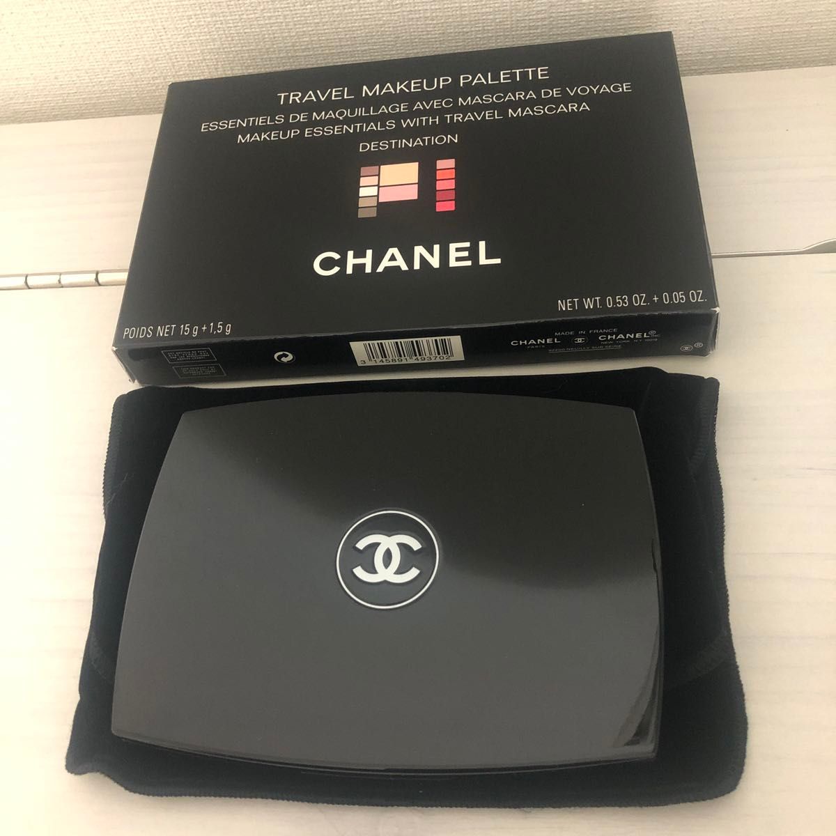 【海外限定品】CHANEL 【未使用】トラベルメイクアップパレット  シャネル 箱 保存袋 コスメ