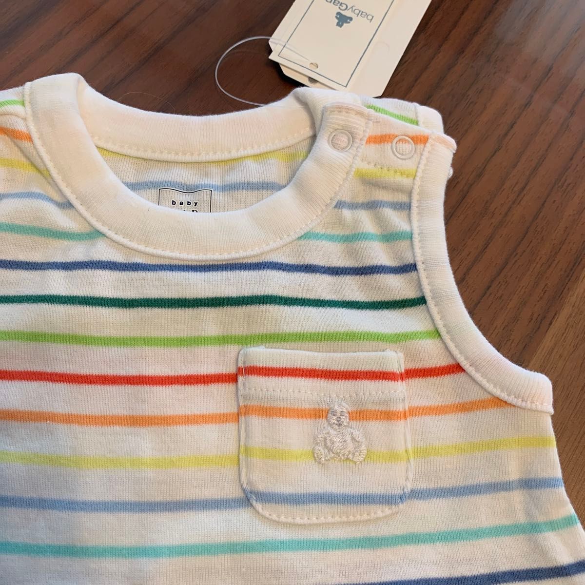 【新品】baby GAP ベビー ギャップ ロンパース カバーオール ショートオール パンツ ショートパンツ 短パン 60cm