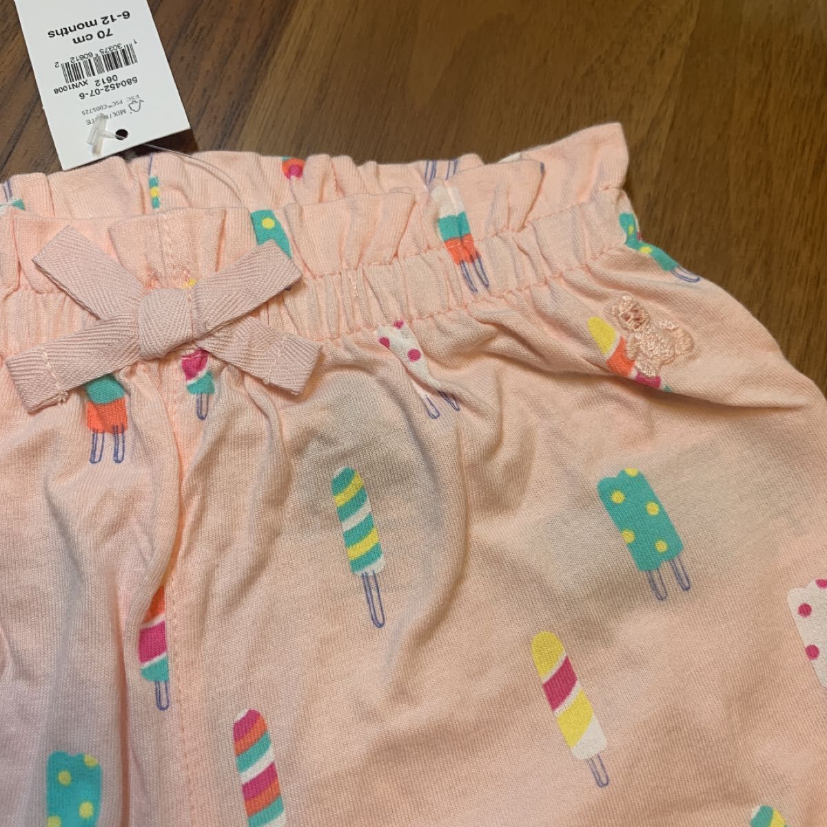 【新品・訳あり】baby GAP ベビー ギャップ アイス　パンツ ショートパンツ 短パン 女の子 70cm