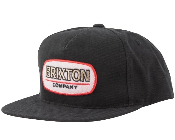 Brixton Canyon MP Snapback Hat Cap Black キャップ _画像1