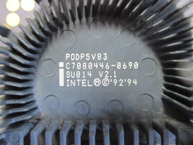 ●Intel PODP5V83 SU014 V2.1●Pentium OverDrive Processor 83MHz●NEC PC-9821Xsで動作確認済み●の画像6