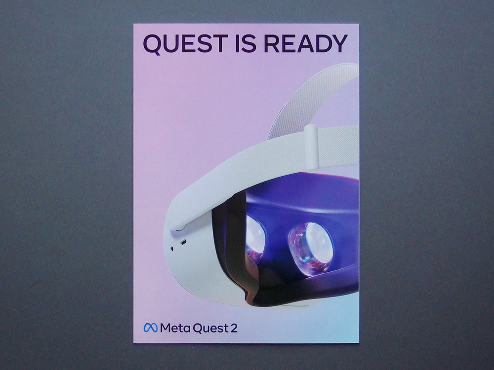 【カタログのみ】Meta 2022.04 QUEST 2 検 FACEBOOK VRヘッドセット メタ_画像1