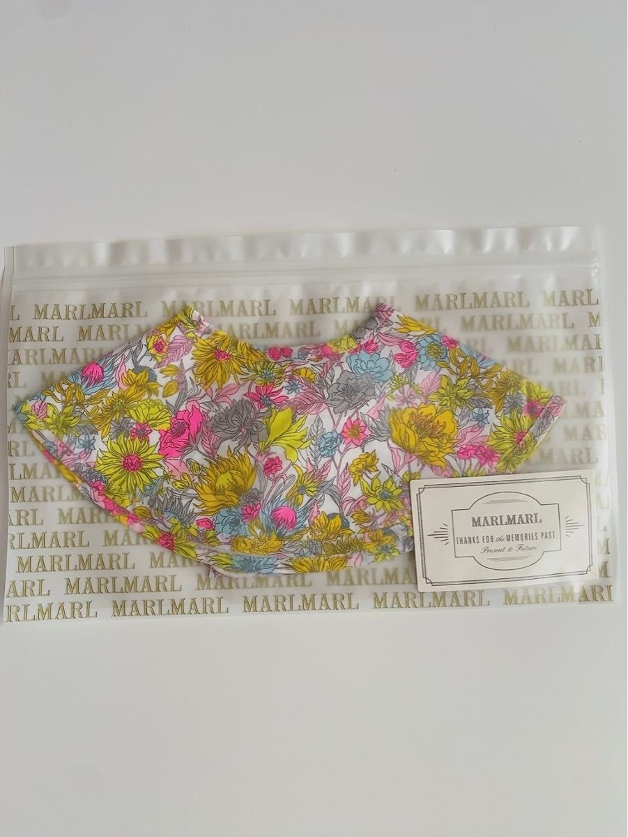 新品　marlmarl マールマール　ベビースタイ　花柄　botanique