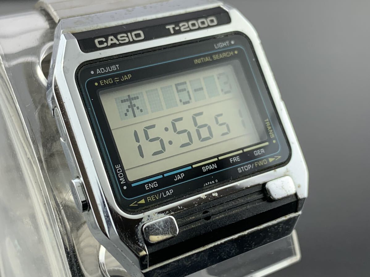 [A1306]1円～☆メンズ腕時計 デジタル CASIO カシオ T-2000 動作品の画像2