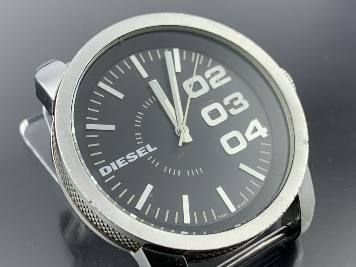 [A1307] body only therefore 1 jpy ~* men's wristwatch quartz diesel DIESEL DZ-1513 operation goods 