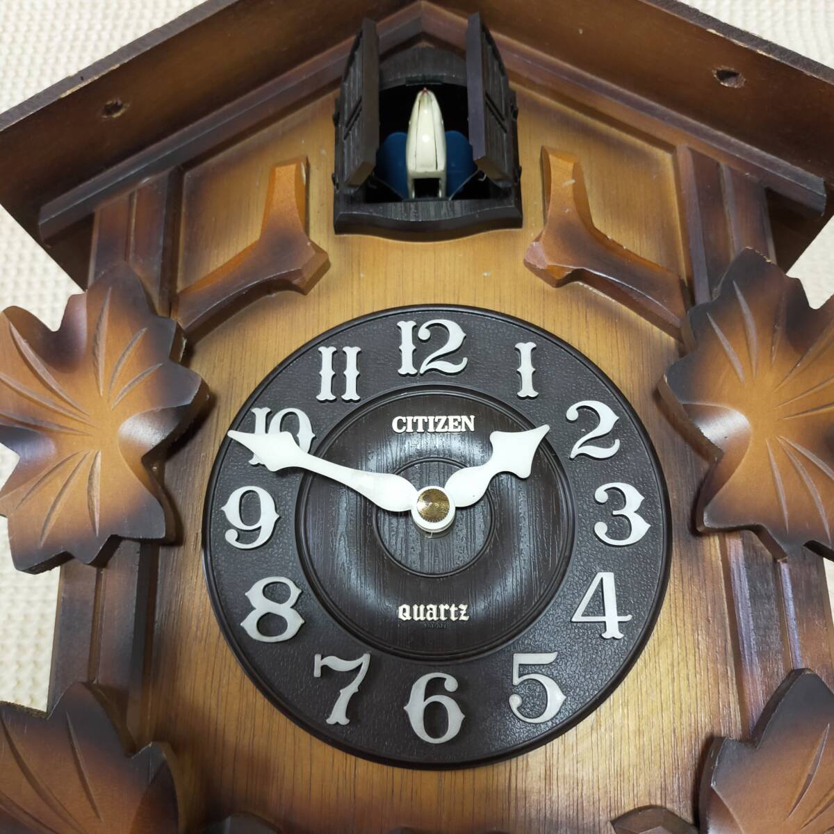 シチズン鳩時計 クオーツ式 ジャンク品の画像2