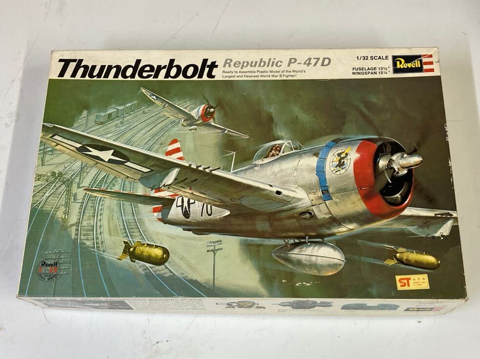 未組立 グンゼ Revell レベル 1/32 P-47D Thunderbolt サンダーボルトプラモデル _画像1