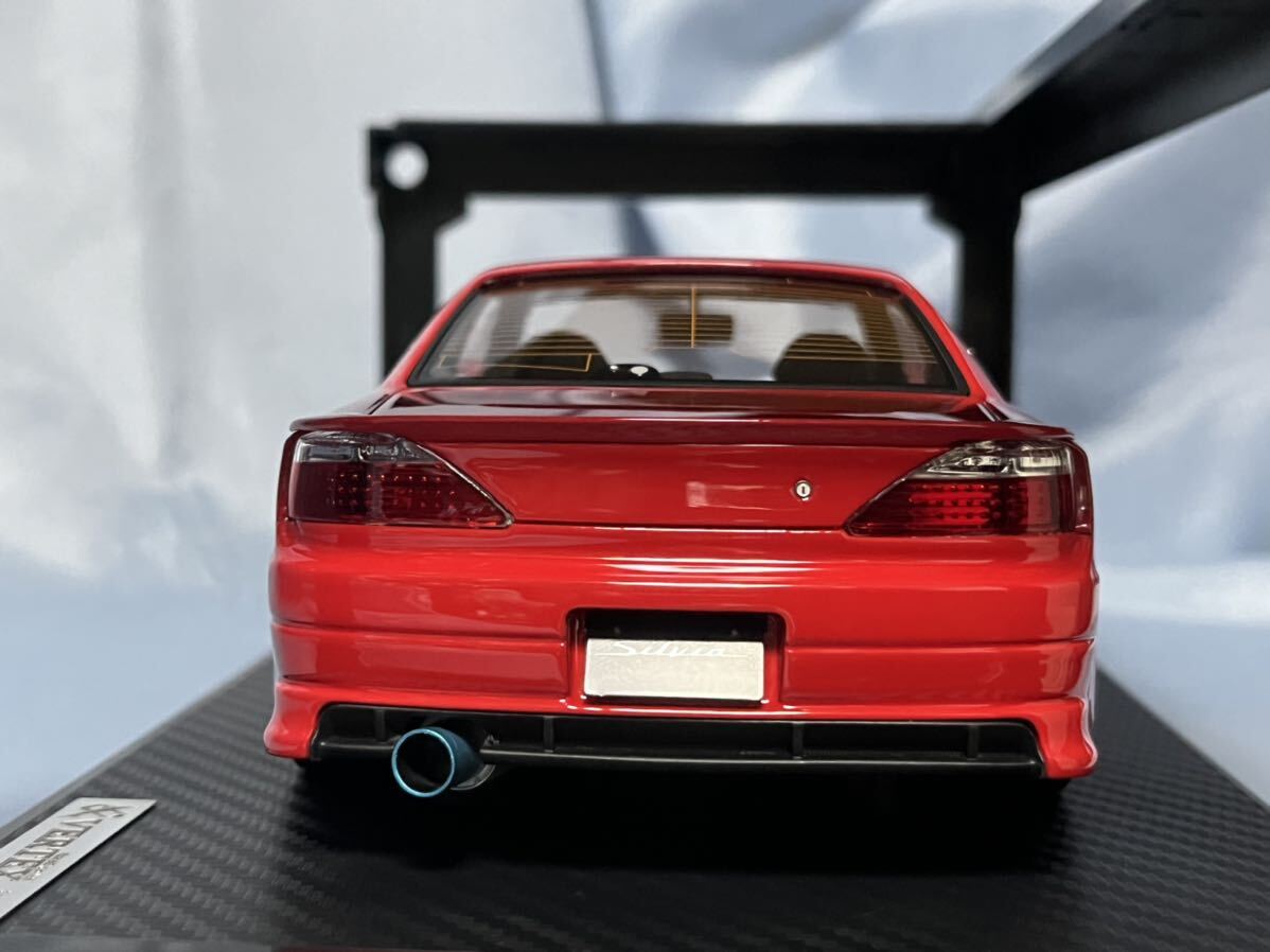 IG( ignition model ) made VERTEX Nissan Silvia S15 red 1/18