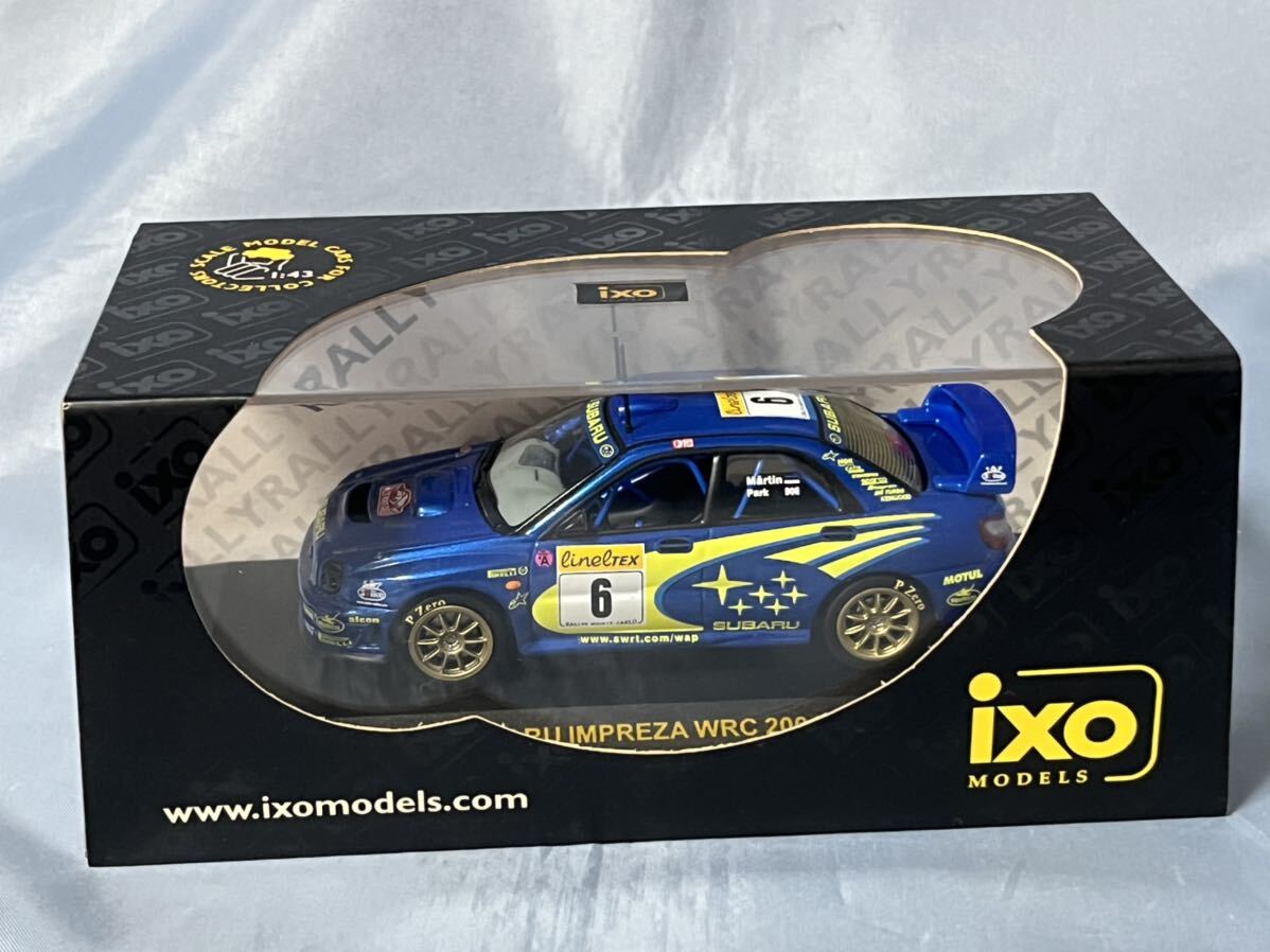  Ixo производства Subaru Impreza WRC 2001 год #6 Monte Carlo 1/43