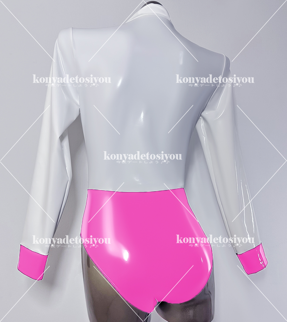 LJH24063 pink L-XL super lustre beautiful legs high leg Leotard cosplay RQ race queen gym uniform can girl fancy dress Event costume 