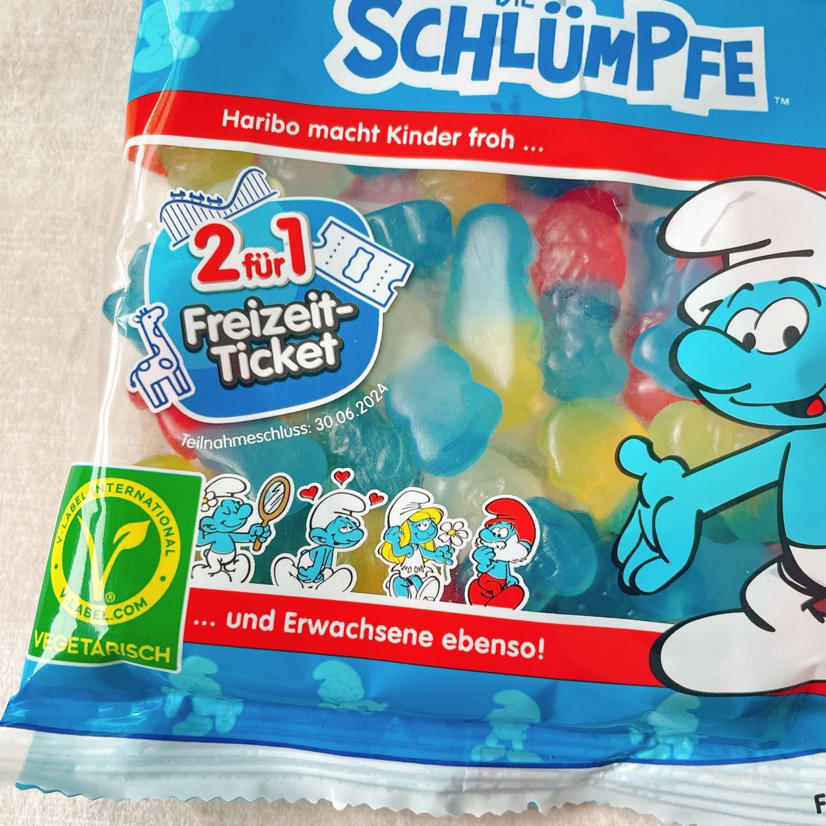 HARIBO【日本未販売】die schlumpfe 175g スマーフハリボー HARIBO【日本未販売】die schlumpfe 175g スマーフハリボー
