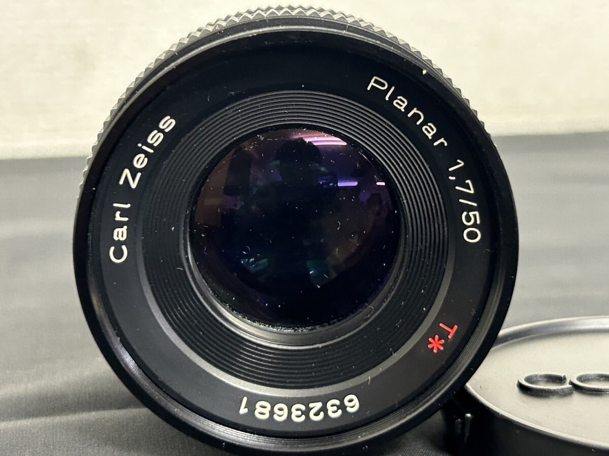 A3 Carl Zeiss カールツァイス Planar 1.7/50 T カメラレンズ コンタックス CONTAX マニュアルフォーカス 一眼レフ用 現状品の画像2