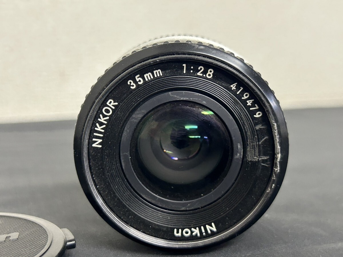 A1 Nikon ニコン NIKKR 35㎜ 1:2.8 カメラレンズ 一眼レフ用 マニュアルフォーカス 現状品の画像2