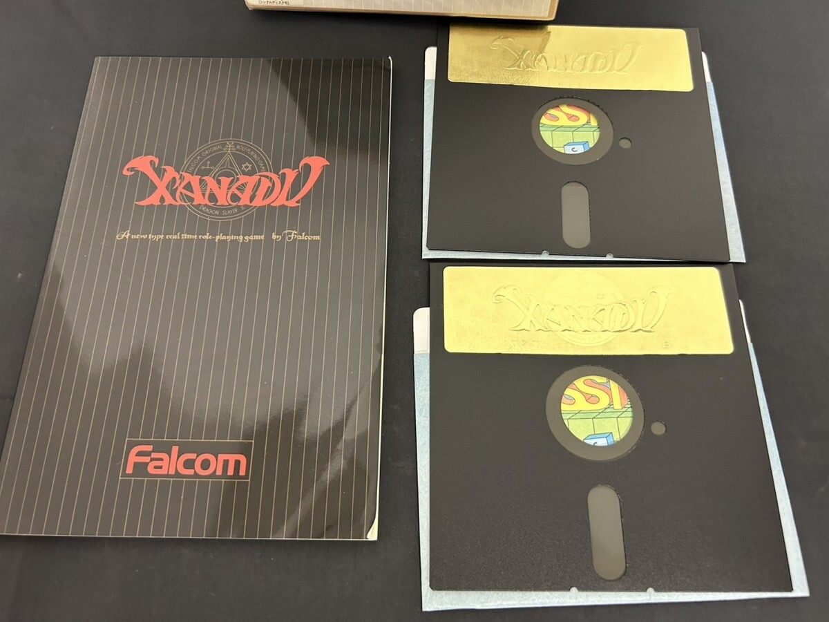 当時物 A2 Falcom ファルコム XANADU ザナドゥ SST ドラゴンスレイヤーⅡ 元箱付き ロールプレイング 現状品の画像4