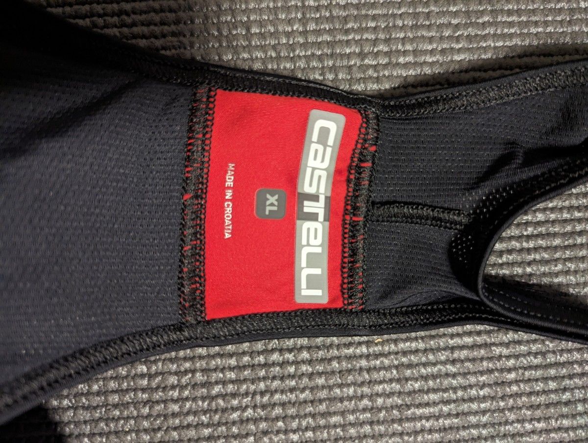 CASTELLI　ENDURANCE 3 BIBSHORT ( エンデュランス 3 ビブショーツ ) ブラック XL