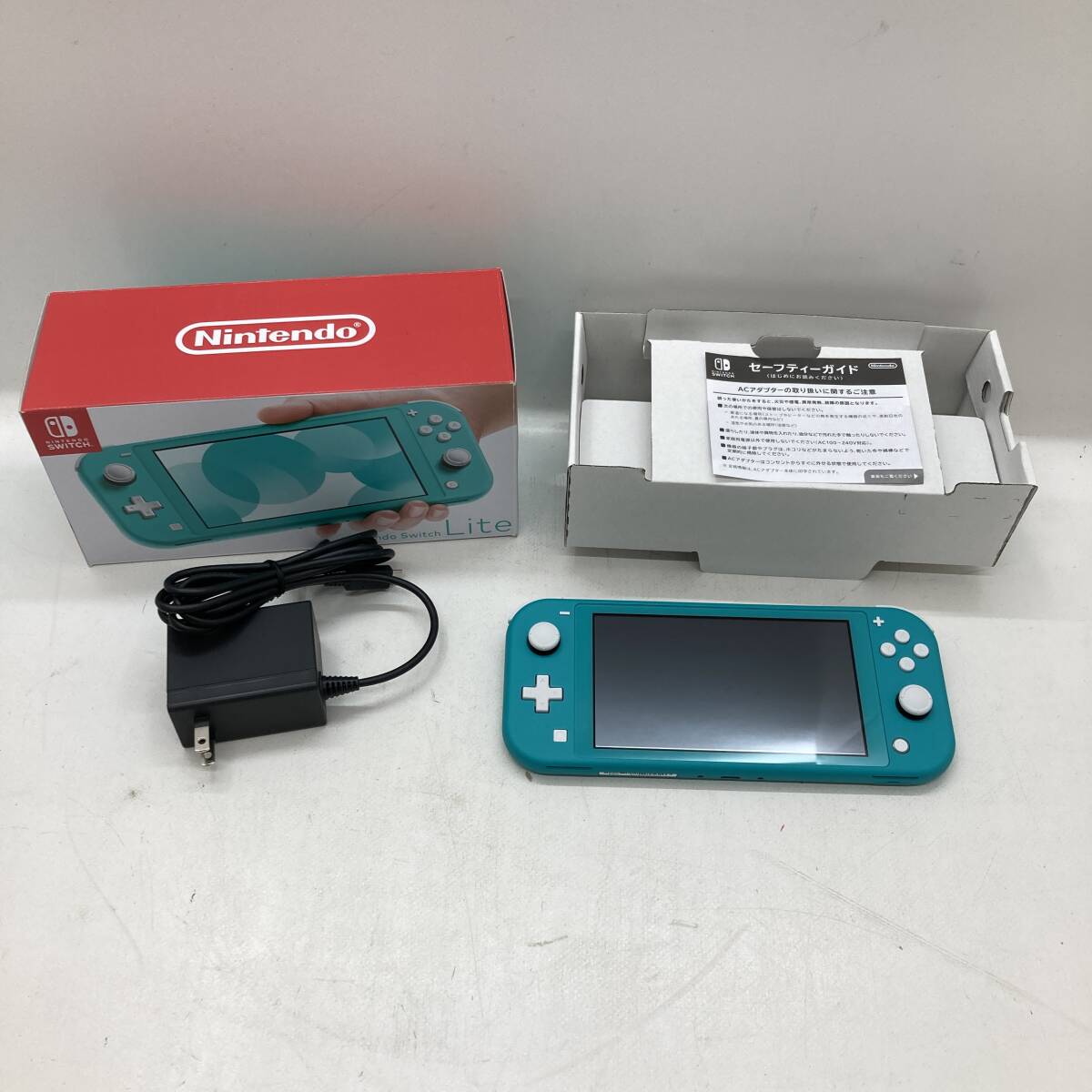 【１円～】Nintendo Switch Lite ニンテンドー スイッチライト B ターコイズ 初期化済み 動作確認済み【中古品】の画像1