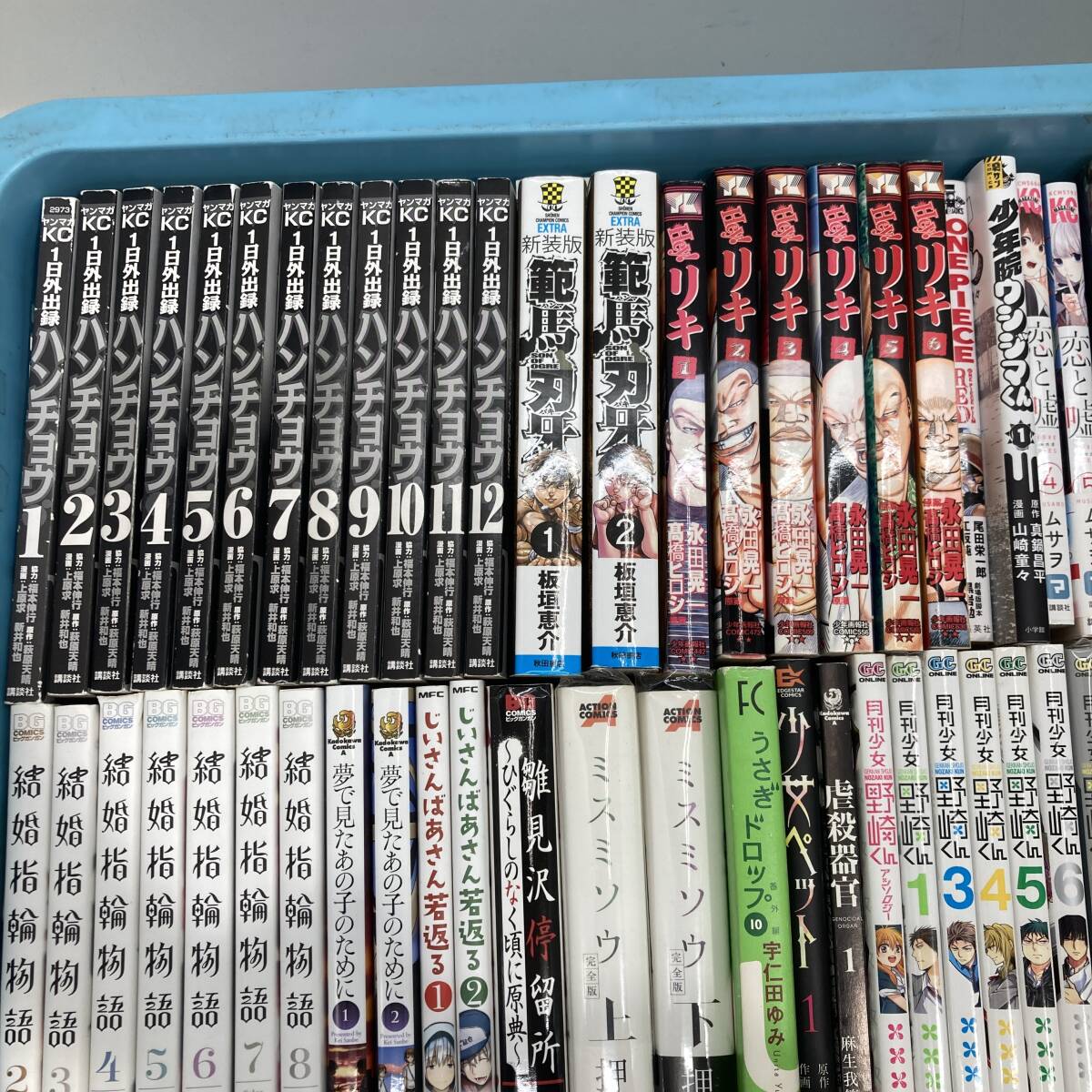 【1円～】不揃い コミックまとめ売り ミスミソウ 範馬刃牙 結婚指輪物語 じいさんばあさん若返る ダンジョン飯 ミュージアム【中古品】_画像2