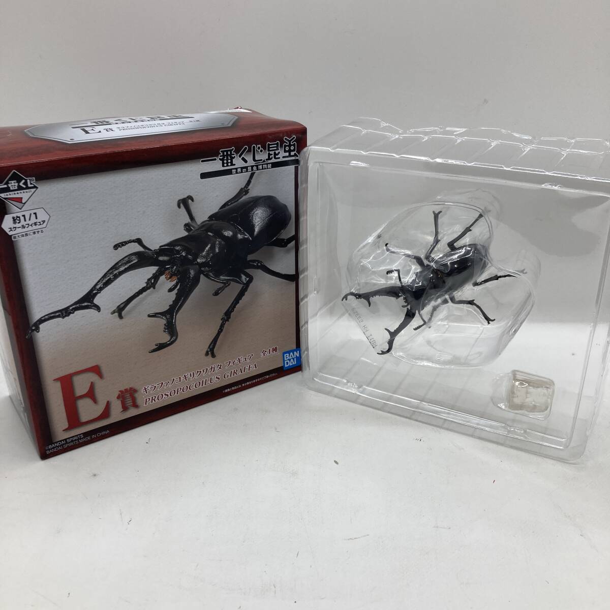 [1 иен ~] самый жребий насекомое E.gi черновой . Prosopocoilus inclinatus фигурка BANDAI[ б/у товар ]