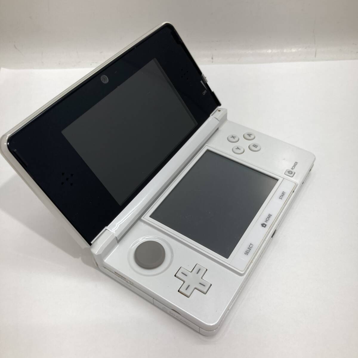 【１円～】Nintendo ３DS ニンテンドー 任天堂 ピュアホワイト ゲーム 箱欠品 【中古品】_画像2
