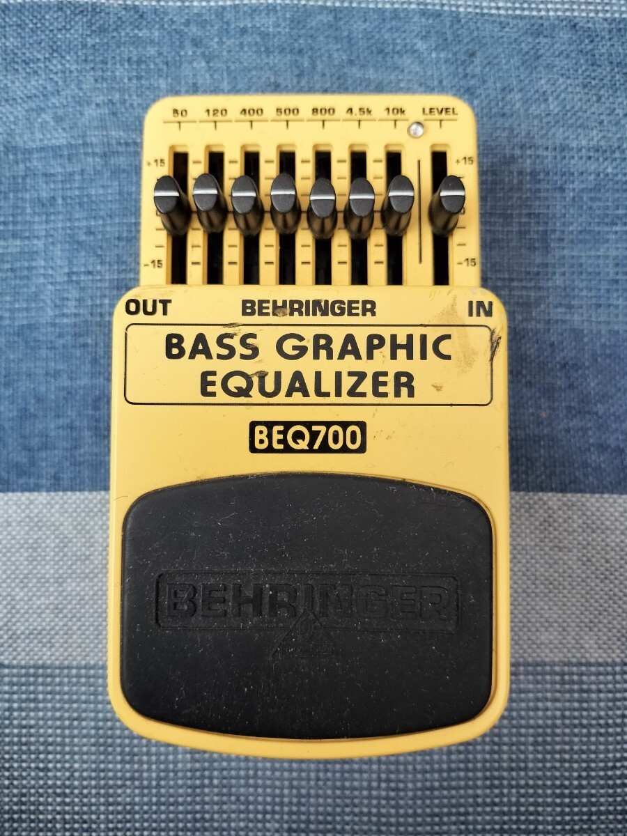 BEHRINGER、BASS.GRAPHIC.EQUALIZER.BEQ700 ベースイコライザー GRAPHICの画像1