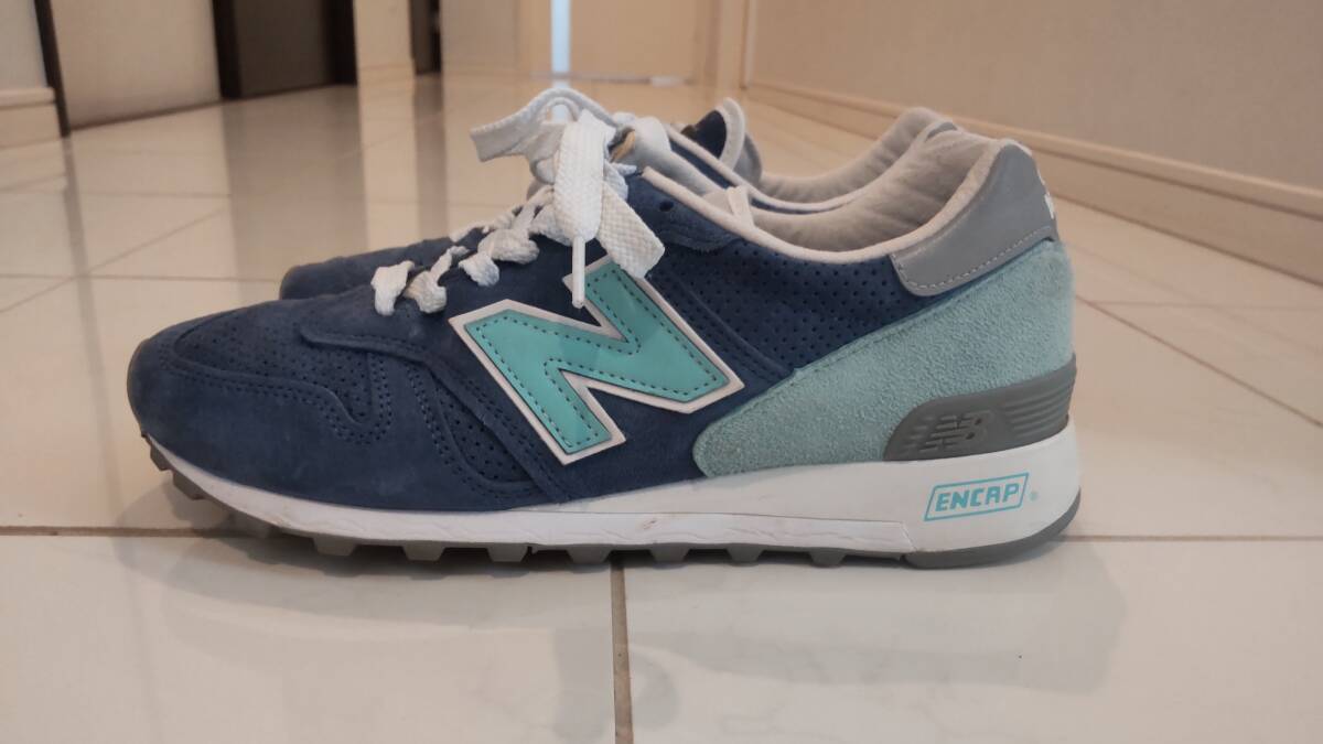 美品 ニューバランス New Balance M1300AU US8 26cm ブルー系 海外限定モデル M1400_画像4