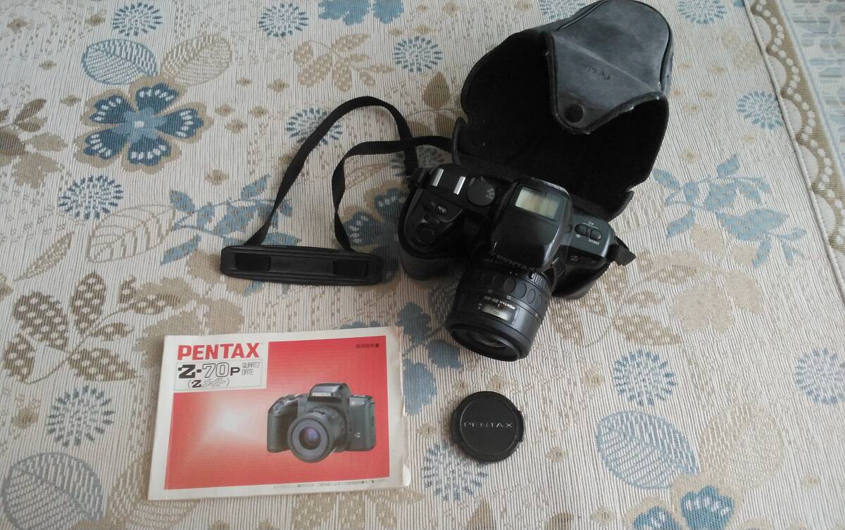 [ used * junk ]PENTAX Z-70P* Pentax * use instructions * case attaching * operation not yet verification *