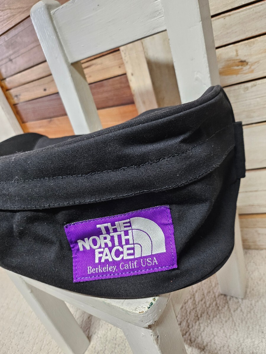 ノースフェイス パープルレーベル THE NORTH FACE PURPLE LABEL ファニーパック ボディバッグ ウエストバッグ 黒 ブラック NN7019N_画像3