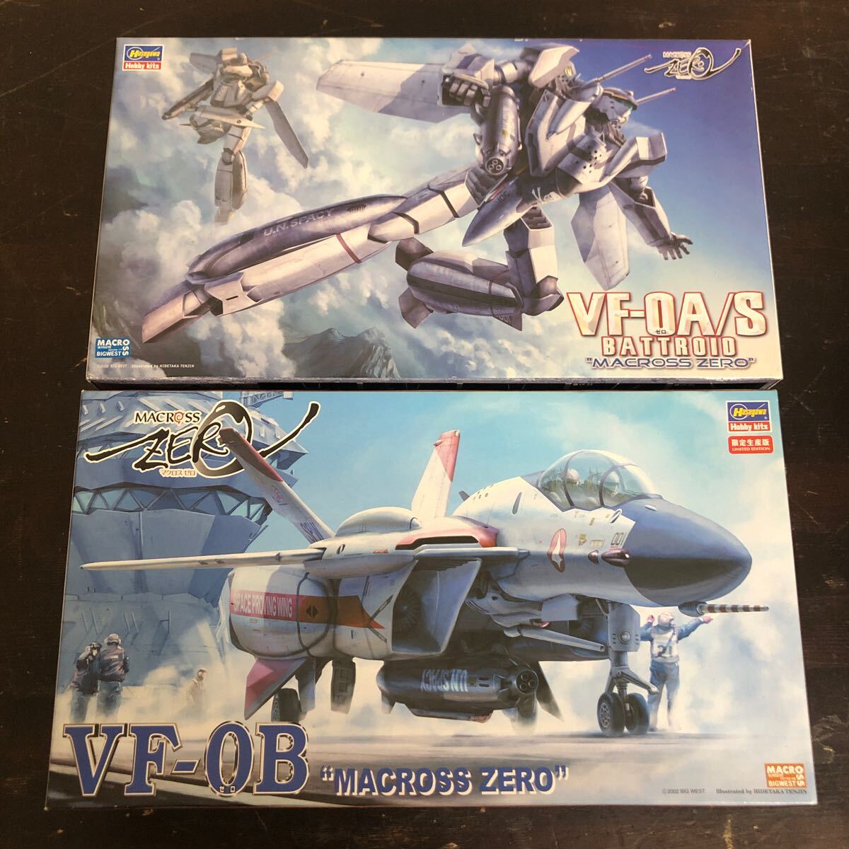 未組立品 ハセガワ 1/72 マクロスゼロ VF-0A/S バトロイド VF-0B 限定生産版 2種セット _画像1