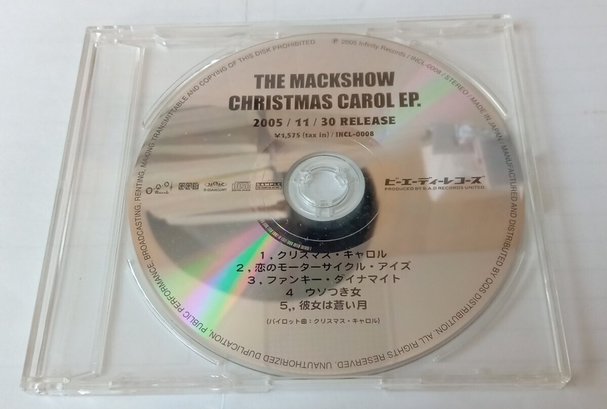 【プロモ盤】 THE MACKSHOW 『CHRISTMAS CAROL EP.』 アルバム未収録 非売品 レア 貴重 マックショウ COLTS コルツ キャロル 矢沢永吉の画像3