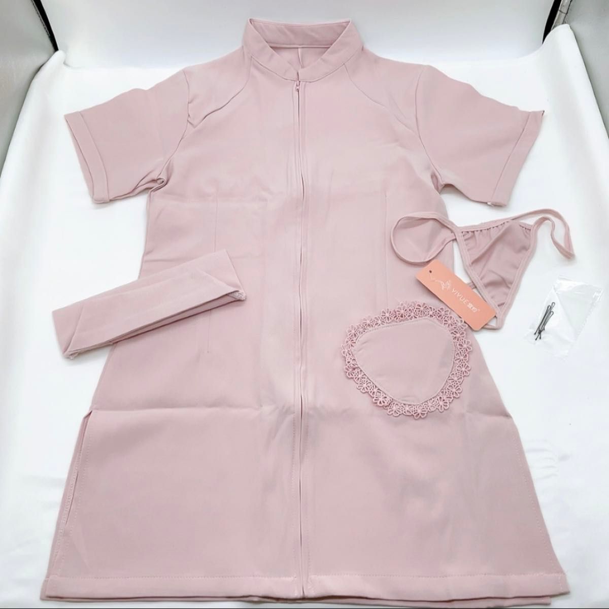 【ピンク】ナース服 コスプレ 衣装 ミニスカ セクシー コスチューム