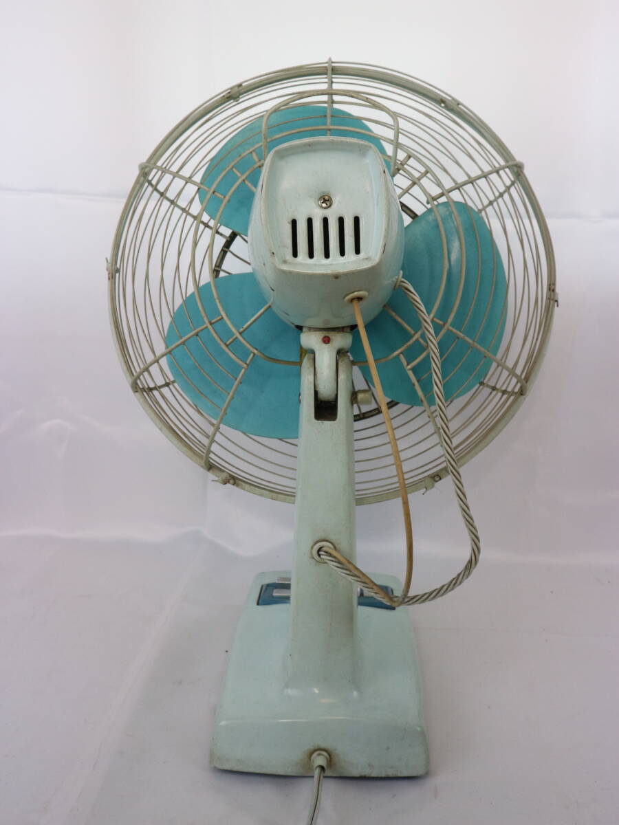 当時物【動作OK・訳アリ】National　扇風機　ナショナル　ELECTRICFAN　昭和レトロ レトロ家電 ヴィンテージ アンティーク 当時物 3枚刃_画像8