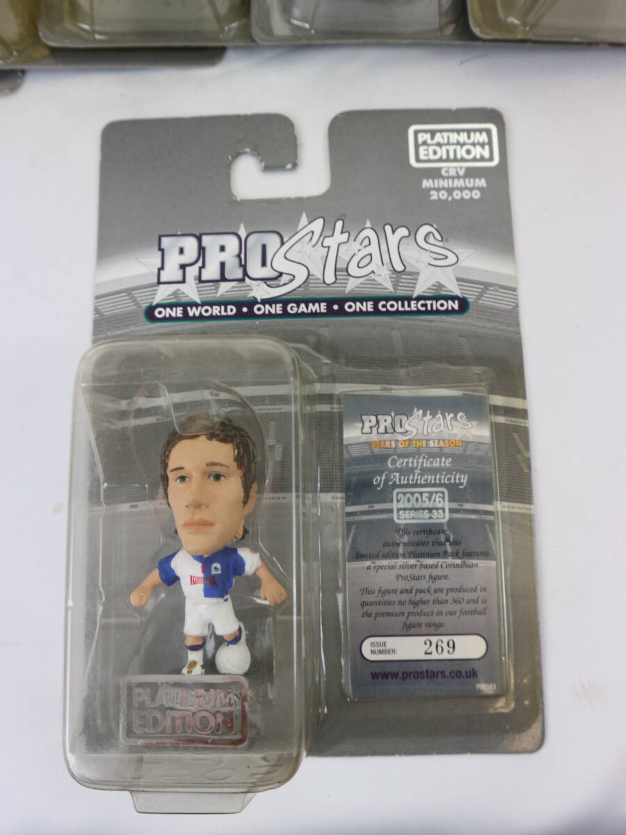 [ unopened ] corinthian Pro Star z platinum edition figure soccer player ProStars Platinum doll 18 point summarize rare valuable 