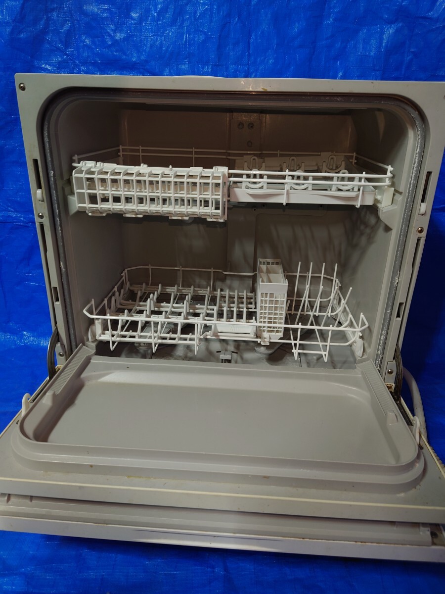 sr1234 091 electrification verification only Panasonic dishwasher white NP-TAE6-W dishwasher consumer electronics Panasonic present condition goods used 