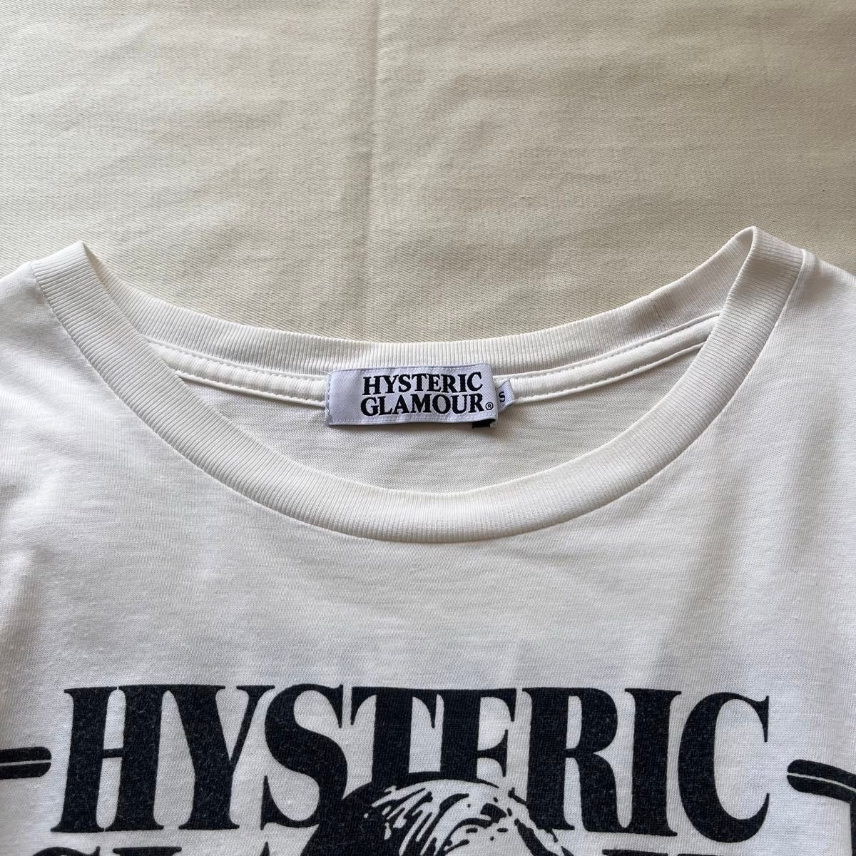 ヒステリックグラマー　HYSTERIC GLAMOUR Tシャツ　ロゴ　 プリント　古着 90s