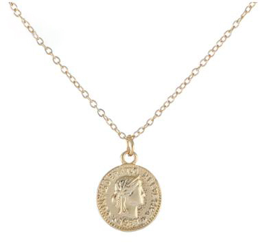 新品 18ｋゴールドＧＰ 45cm メンズレディース 上質 質感 高品質 大人気 coin necklace 17の画像2