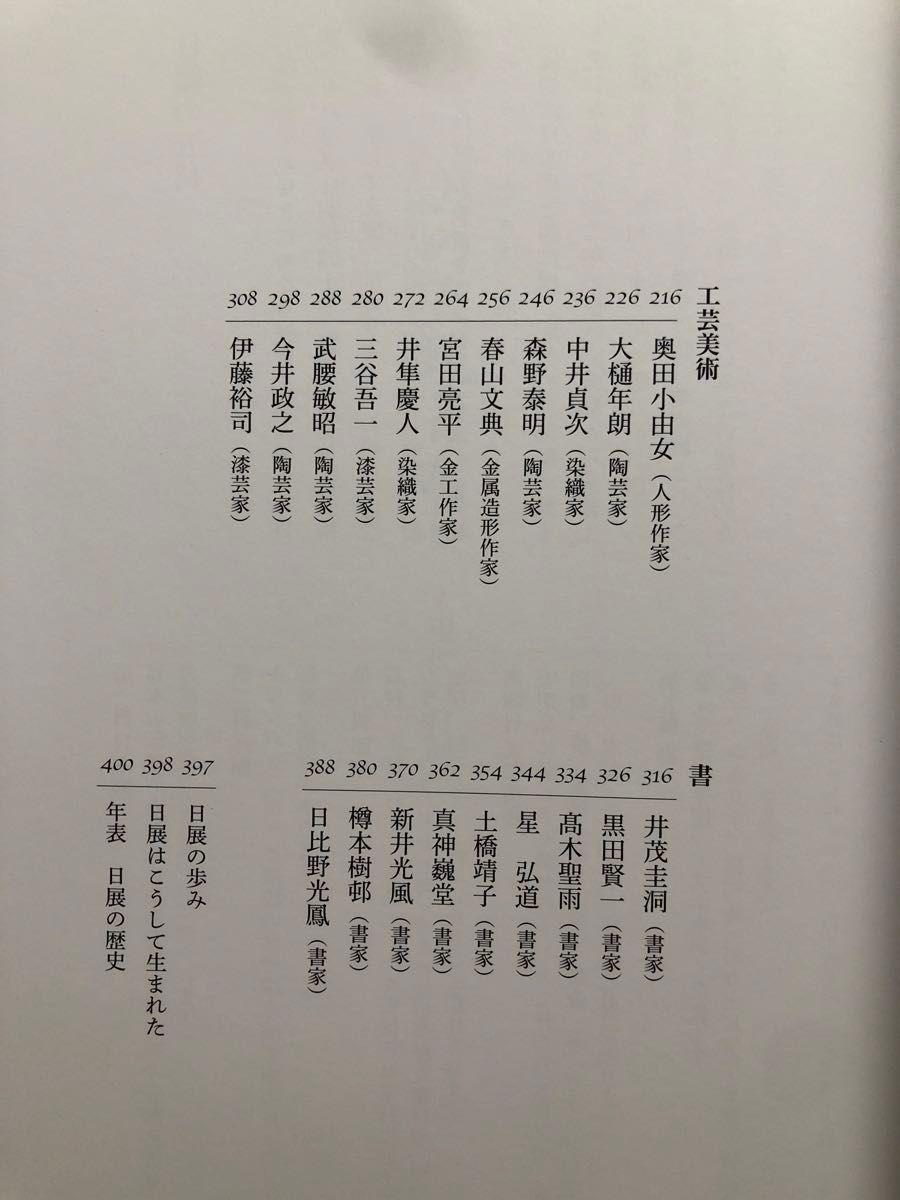 美の表現者たち―現代の日展 : わが道を語る　日本画　洋画　彫刻　工芸美術　書