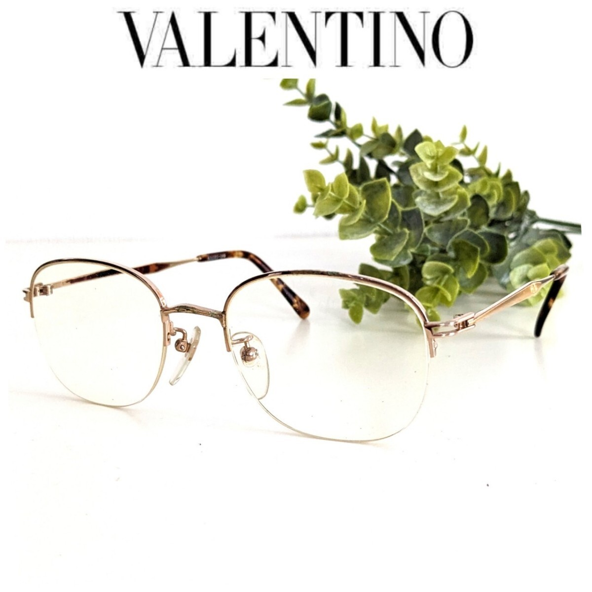 ヴァレンティノ VALENTINO オールド ビンテージ 眼鏡 レトロ メガネ アンティーク クラシック サングラス ゴールド レディース メンズ