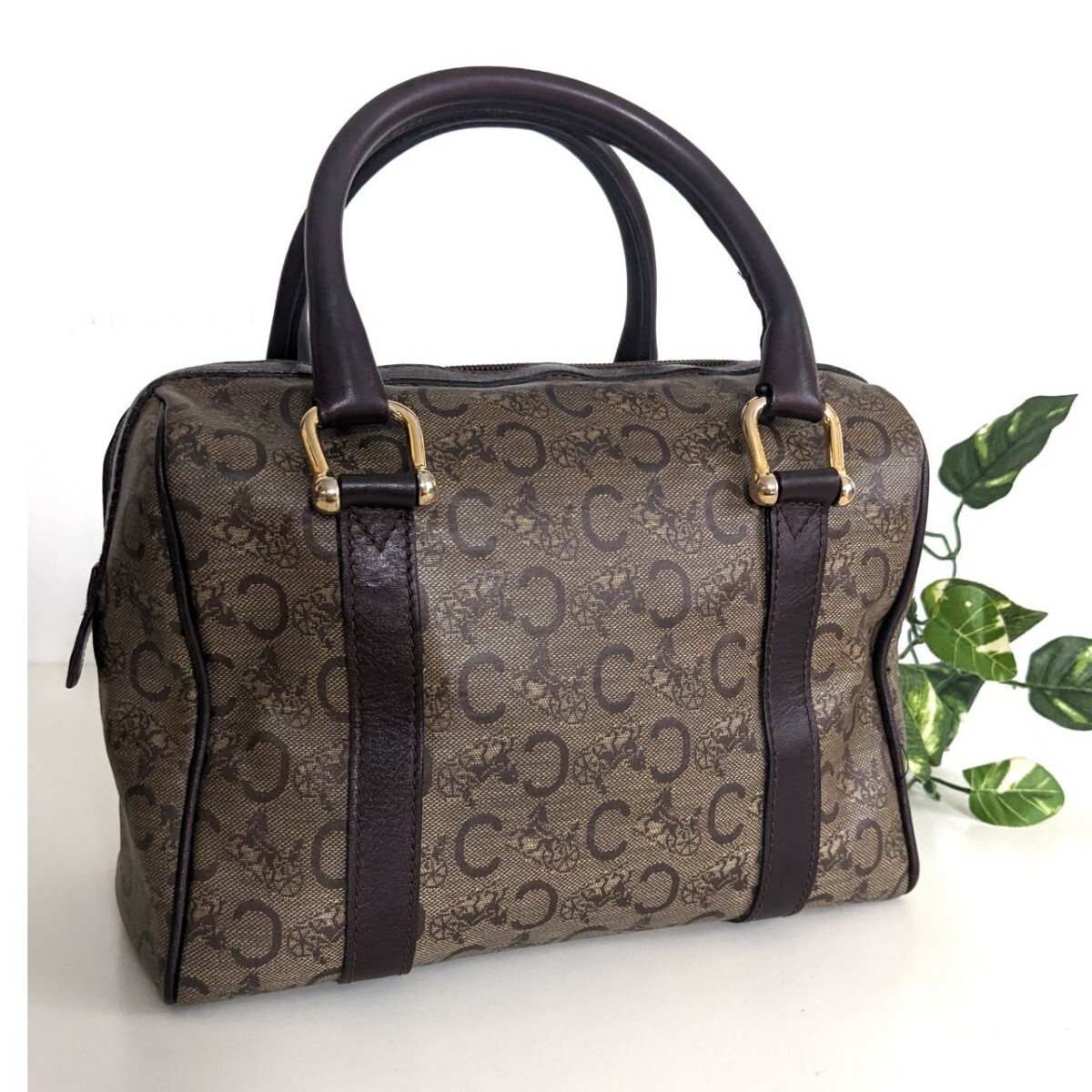 美品 オールドセリーヌ CELINE 2way ヴィンテージ 柄 サルキー 美品 オールドセリーヌ CELINE 2way ヴィンテージ 柄 サルキー