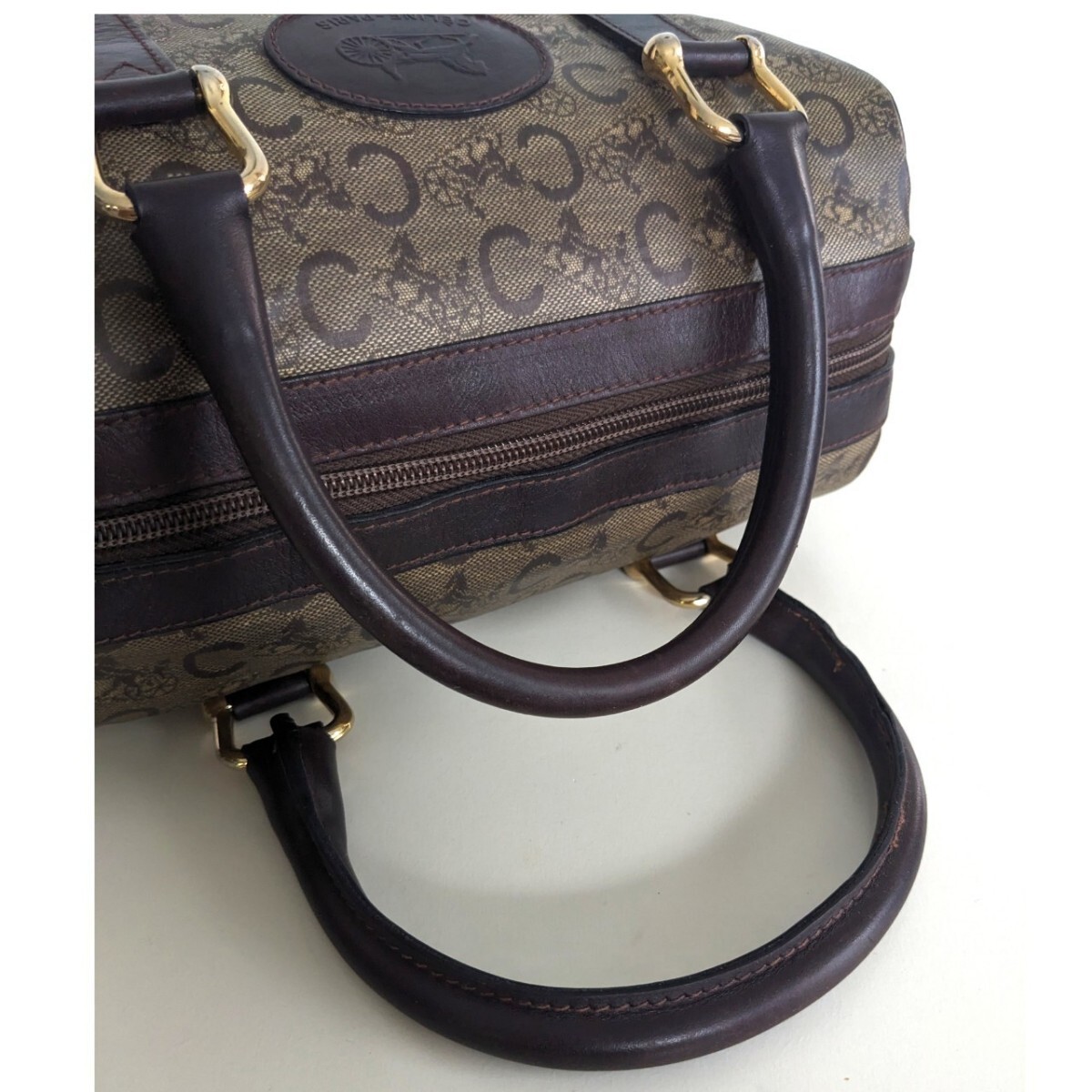 美品 オールドセリーヌ CELINE 2way ヴィンテージ 柄 サルキー 美品 オールドセリーヌ CELINE 2way ヴィンテージ 柄 サルキー