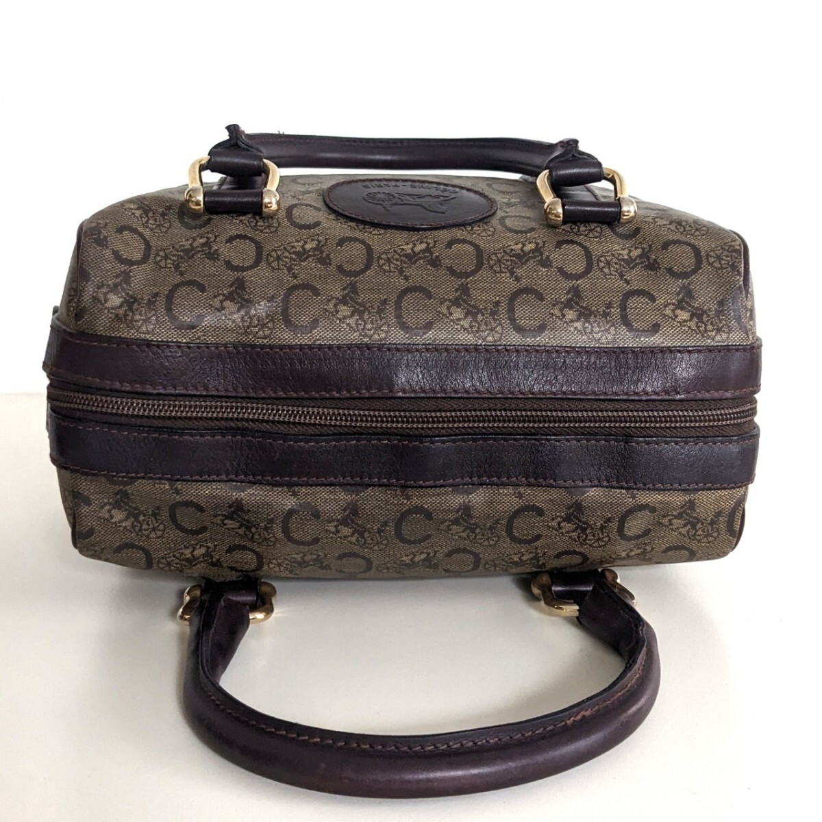 美品 オールドセリーヌ CELINE 2way ヴィンテージ 柄 サルキー 美品 オールドセリーヌ CELINE 2way ヴィンテージ 柄 サルキー