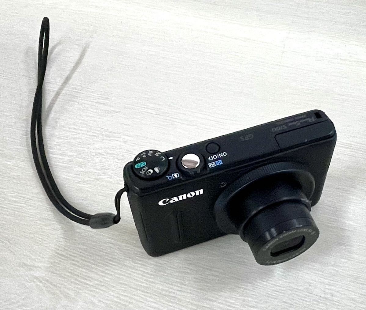 送料込　Canon Power Shot S100 キャノン パワーショットS100 ブラック デジカメ 実動品　バッテリー付　充電器付 ケース付_画像5