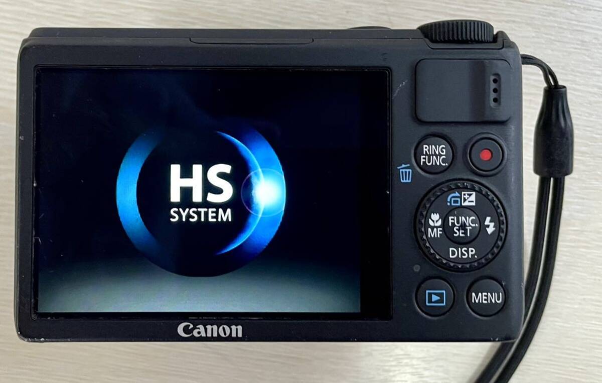 送料込　Canon Power Shot S100 キャノン パワーショットS100 ブラック デジカメ 実動品　バッテリー付　充電器付 ケース付_画像3